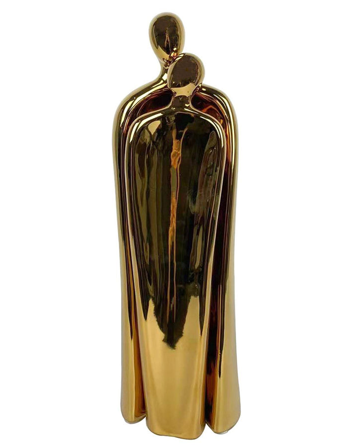 Eros Tall Gold Couple Figurine - Ideal