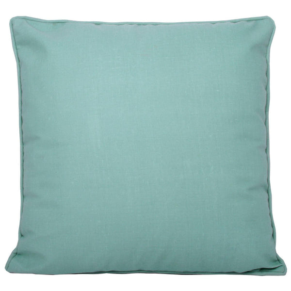 Plain Dye Teal Outdoor Cushion Cover 17" x 17" - Ideal