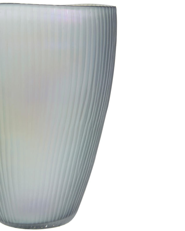 Small Linnea Fluted Glass Vase - Ideal