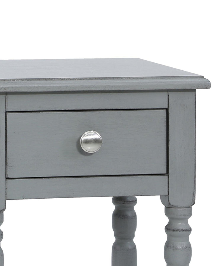 Braemar Grey Wood End Table - Ideal