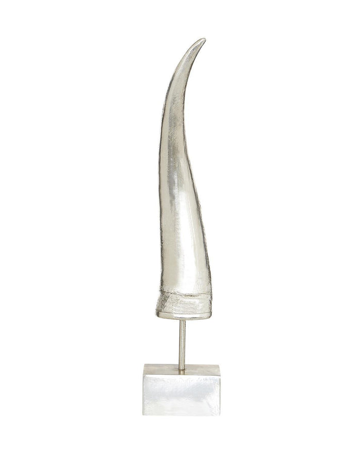 Busby Small Silver Horn Ornament - Ideal