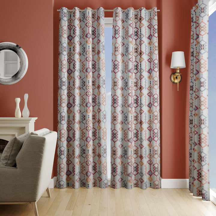 Sante Fe Salsa Made To Measure Curtains -  - Ideal Textiles