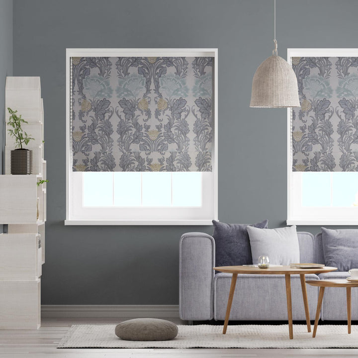 Acantha Chrome Made To Measure Roman Blind -  - Ideal Textiles