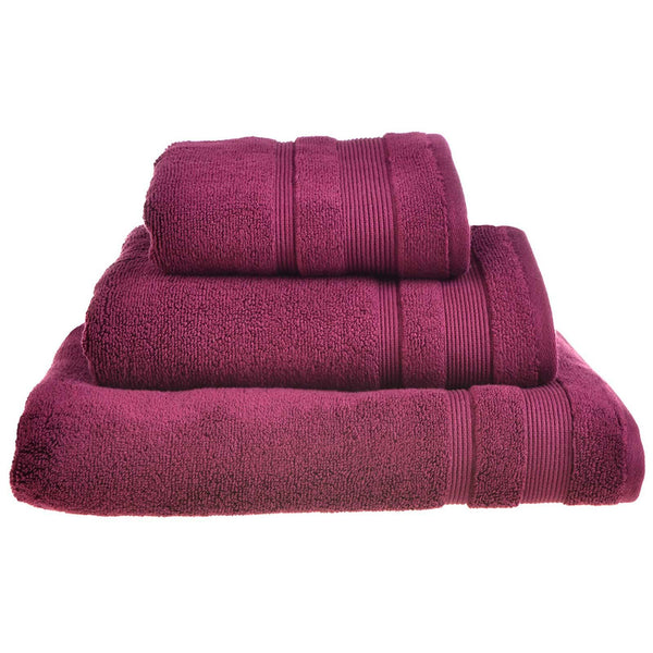 Luxury Zero Twist Egyptian Cotton Towel Beetroot - Hand Towel - Ideal Textiles