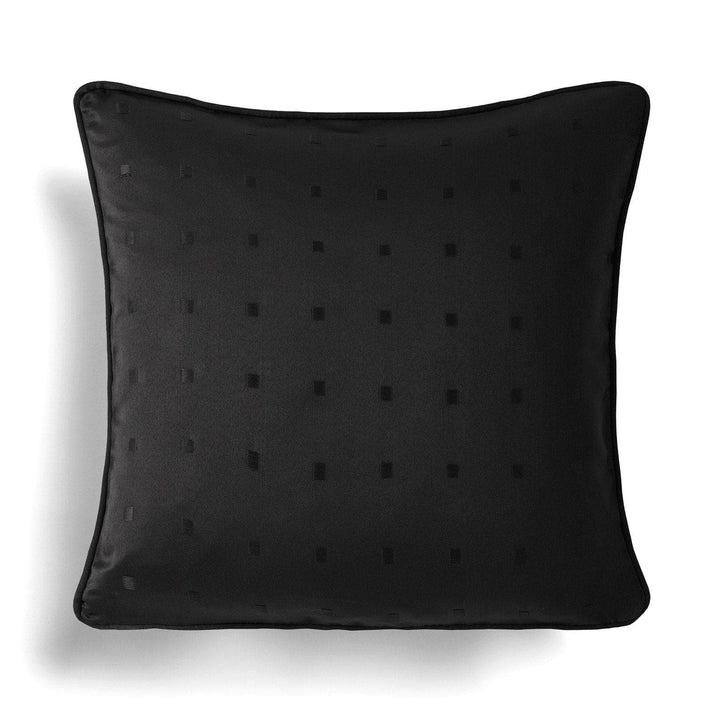 Madison Faux Silk Black Cushion Cover 22" x 22" -  - Ideal Textiles