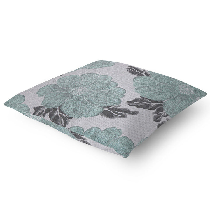 Kira Poppy Blue Cushion Covers 22" x 22" -  - Ideal Textiles
