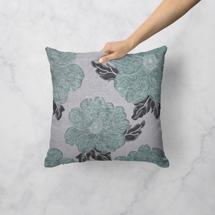 Kira Poppy Blue Cushion Covers 22" x 22" -  - Ideal Textiles