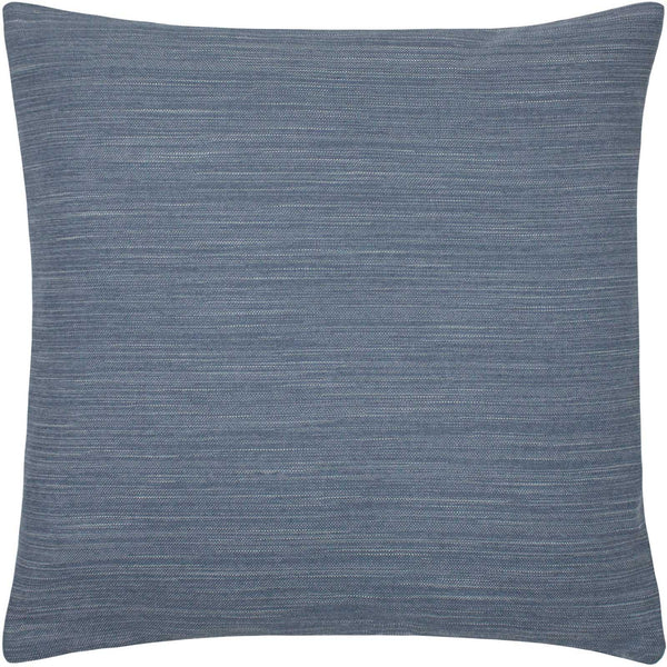 Dalton Textured Slub Bluestone Cushion Covers 17'' x 17'' -  - Ideal Textiles