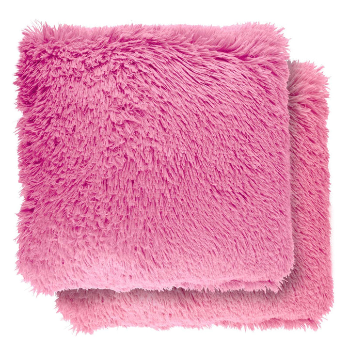 Doux Soft Faux Fur Blush Cushion Cover 17" x 17" - Ideal