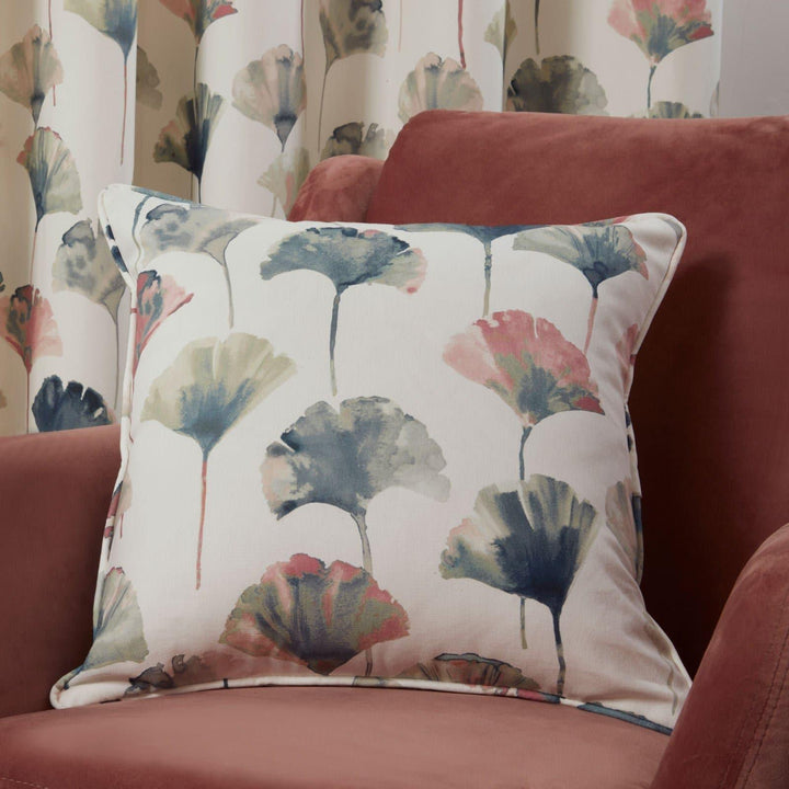 Camarillo Watercolour Floral Blush Cushion Cover 17'' x 17'' -  - Ideal Textiles