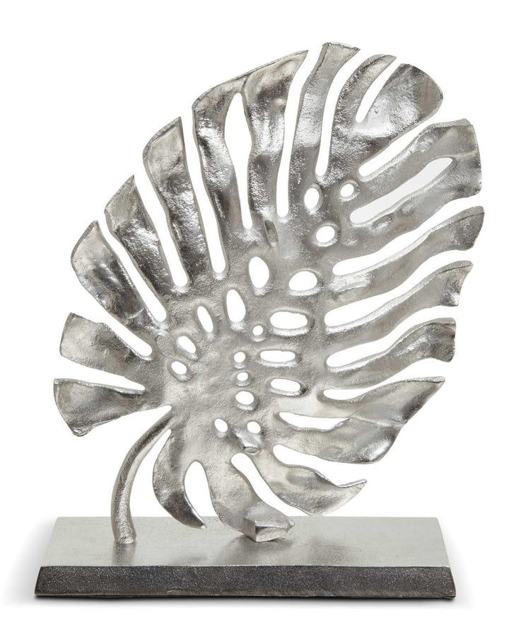 Silver Monstera Leaf Ornament - Ideal