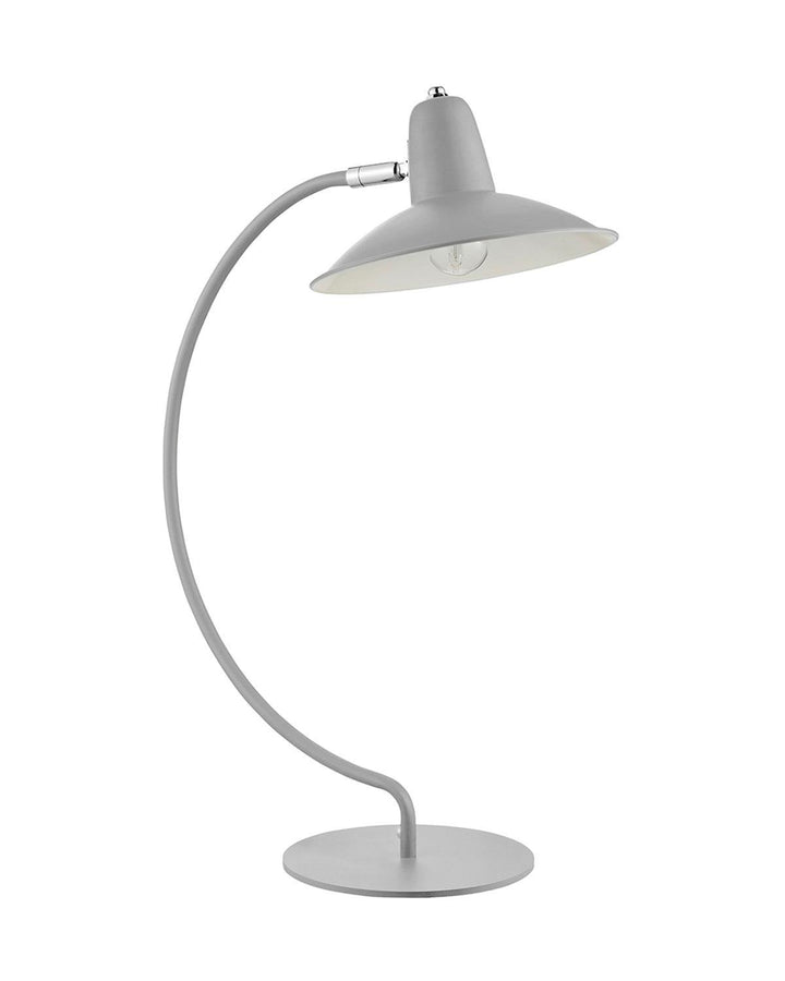 Grey Charlie Desk Lamp - Ideal
