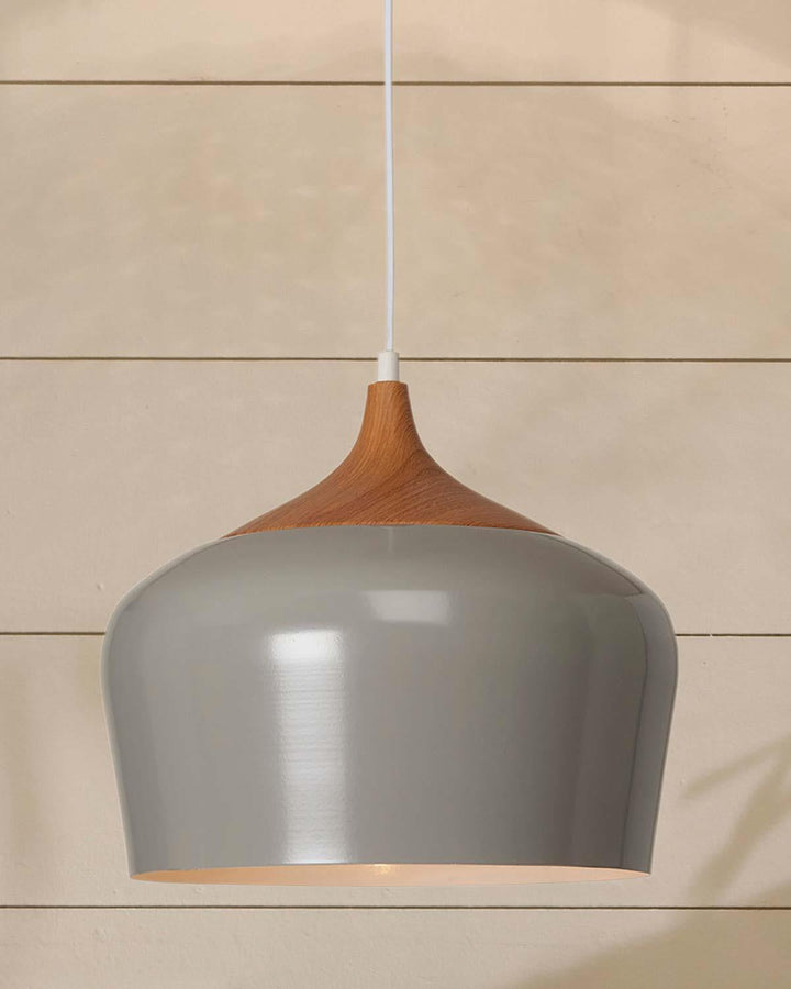 Grey Samuel Ceiling Pendant - Ideal