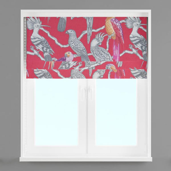 Aviary Pomegranate Made To Measure Roman Blind -  - Ideal Textiles