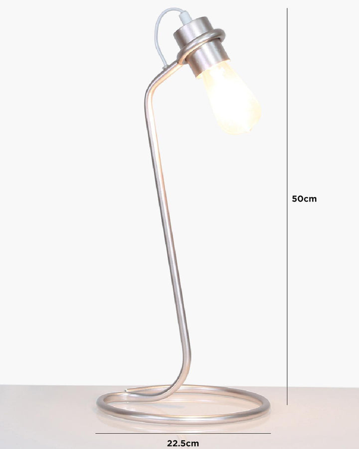 Bronx Pink Metal Desk Lamp - Ideal