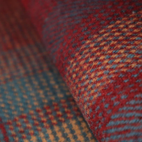 Fair Isle Garnet Made To Measure Roman Blind -  - Ideal Textiles