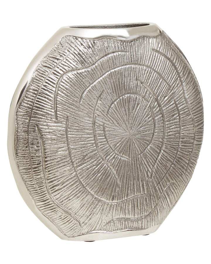 Balloch Small Oak Effect Silver Vase - Ideal
