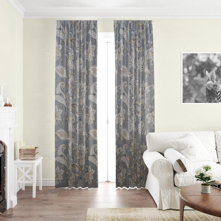 Pembury Pewter Made To Measure Curtains -  - Ideal Textiles