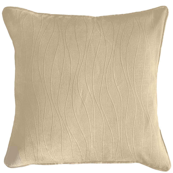 Goodwood Embossed Cream Cushion Cover 17" x 17" - Ideal
