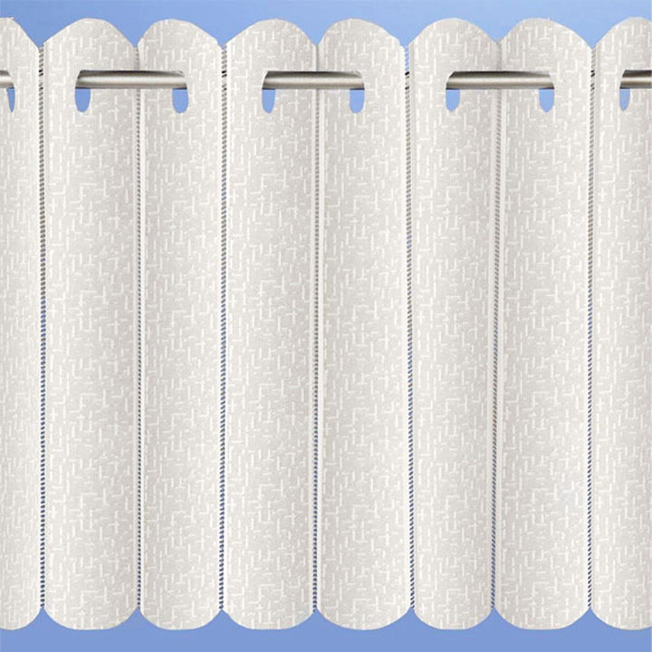 Rhodes Ivory Vertical Pleated Blinds - 72'' x 24'' - Ideal Textiles