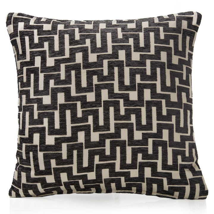 Novo Chenille Charcoal Cushion Cover 18'' x 18'' -  - Ideal Textiles
