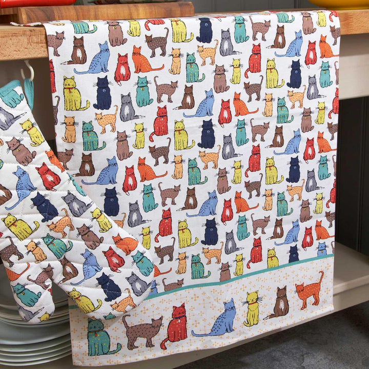 Catwalk Luxury Cotton Printed Tea Towel -  - Ideal Textiles