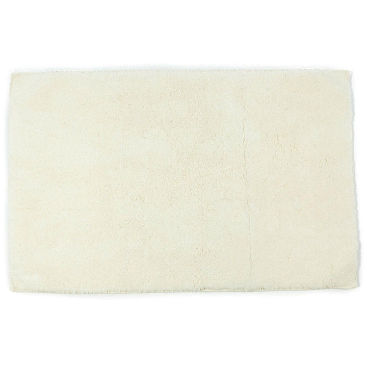 Hotel Luxury Deep Pile Cotton Bath Mat Cream -  - Ideal Textiles