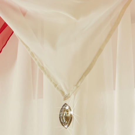 Gem Plain Cream Voile Curtain Swags Voile Curtain Alan Symonds   