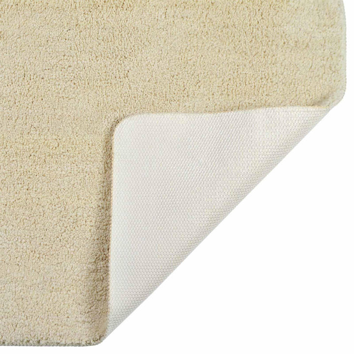 Luxury Microfibre Non-Slip Bath Mat Cream -  - Ideal Textiles