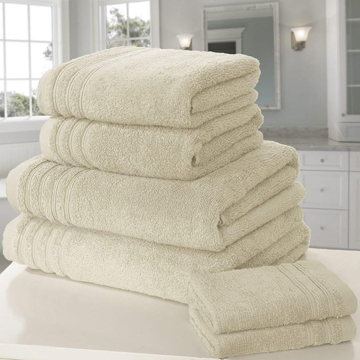 So Soft Cream 6 Piece Towel Bale Set -  - Ideal Textiles