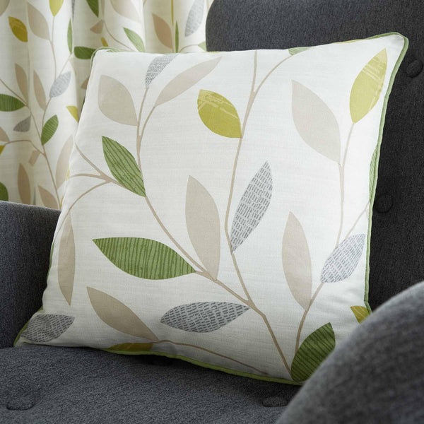 Beechwood Leaf Green Cushion Cover 17" x 17" -  - Ideal Textiles