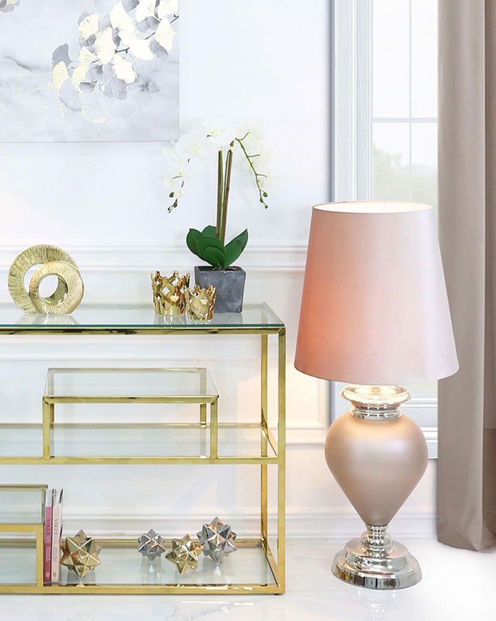 Pearl Champagne Statement Table Lamp - Ideal