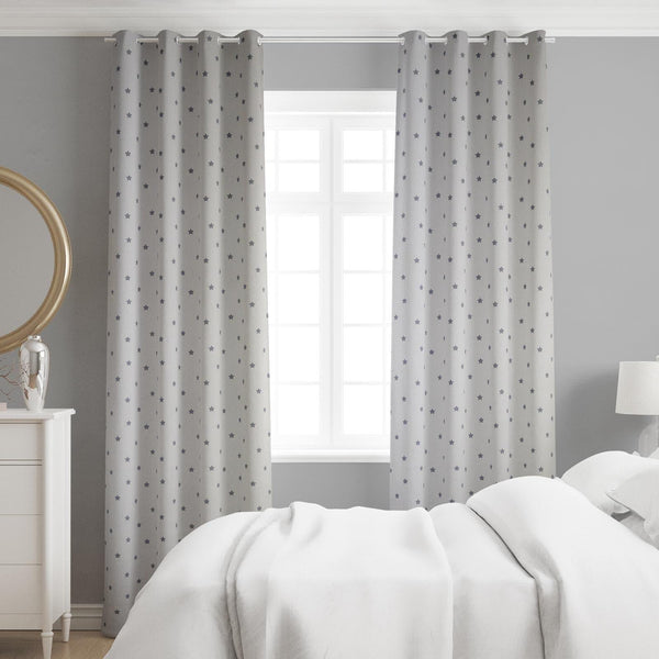 Night Time Ivory Made To Measure Curtains -  - Ideal Textiles