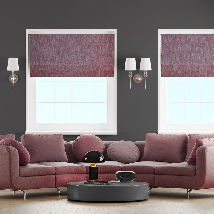 Sanday Wine Made to Measure Roman Blind -  - Ideal Textiles