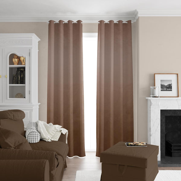 Lucida Taupe Made To Measure Curtains -  - Ideal Textiles