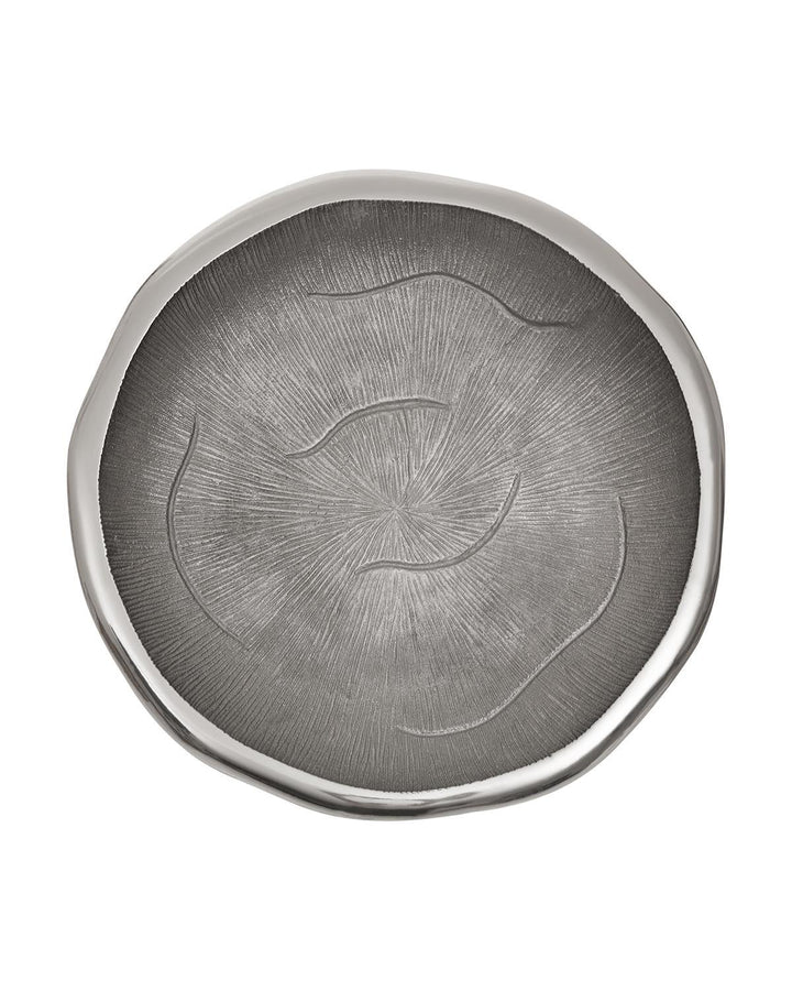 Balloch Large Oak Effect Silver Bowl - Ideal