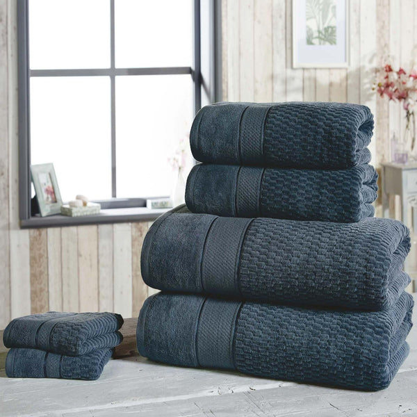 Royal Velvet Denim 6 Piece Towel Bale Set -  - Ideal Textiles