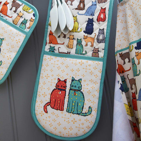 Catwalk Luxury Cotton Double Oven Glove Oven Gloves Ulster Weavers   