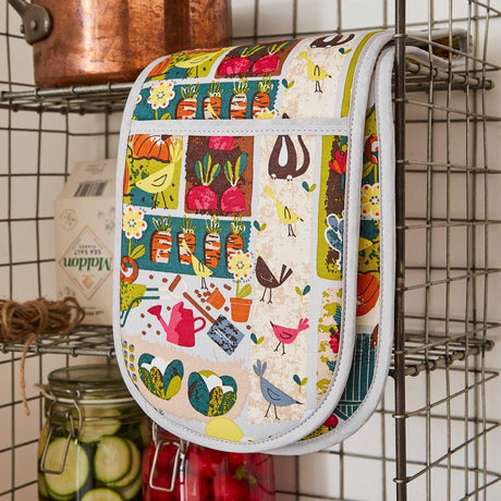 Home Grown Luxury Cotton Double Oven Glove Oven Gloves Ulster Weavers   