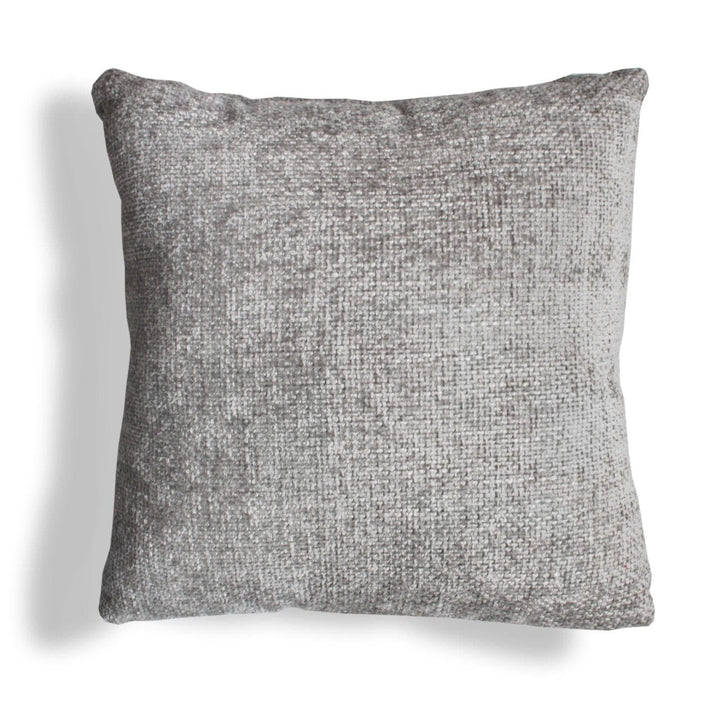 Hopsack Chenille Cushions Dove Grey 22'' x 22'' - Cushion Cover Only - Ideal Textiles
