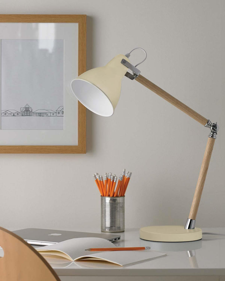 Cream Drake Desk Lamp - Ideal