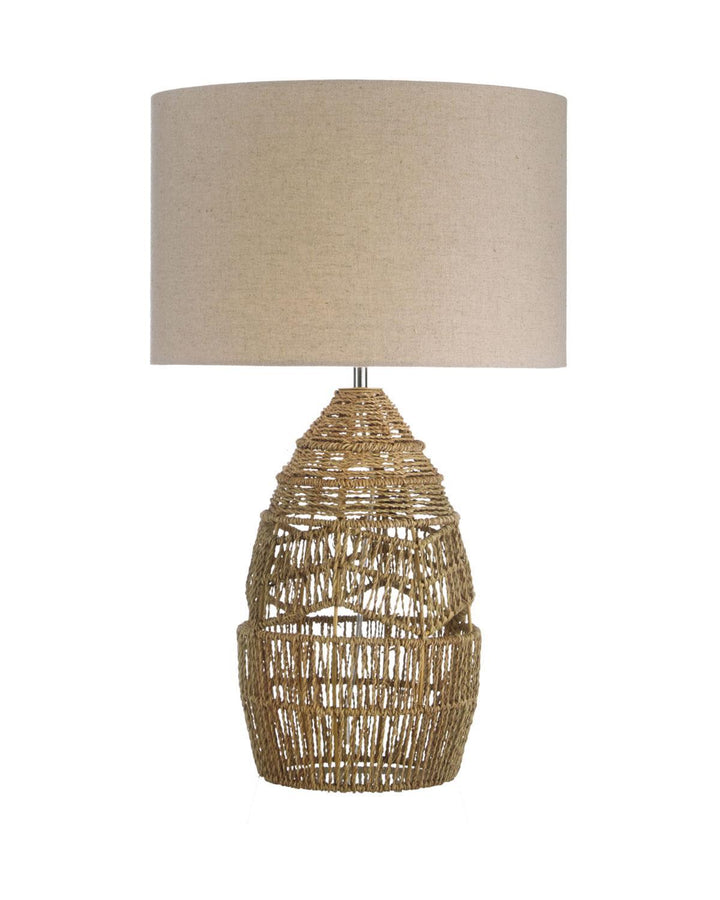 Maui Table Lamp with Beige Shade - Ideal