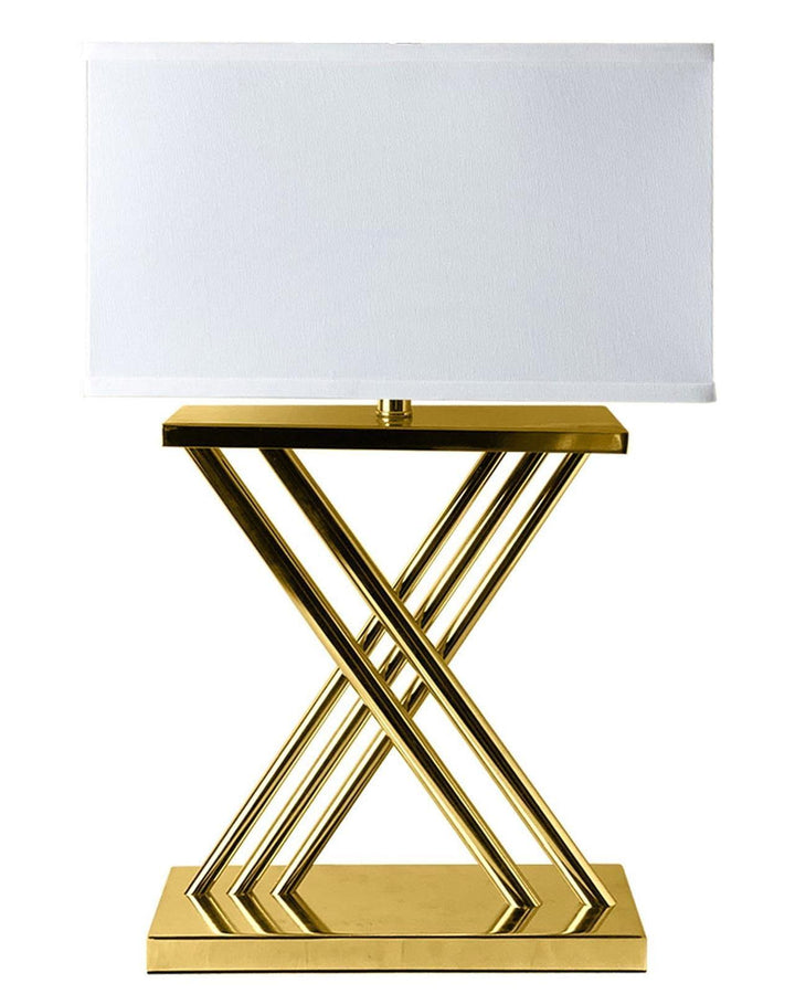 Amos Deco Gold Table Lamp - Ideal