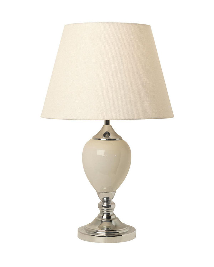 Marla Table Lamp Cream Ceramic - Ideal