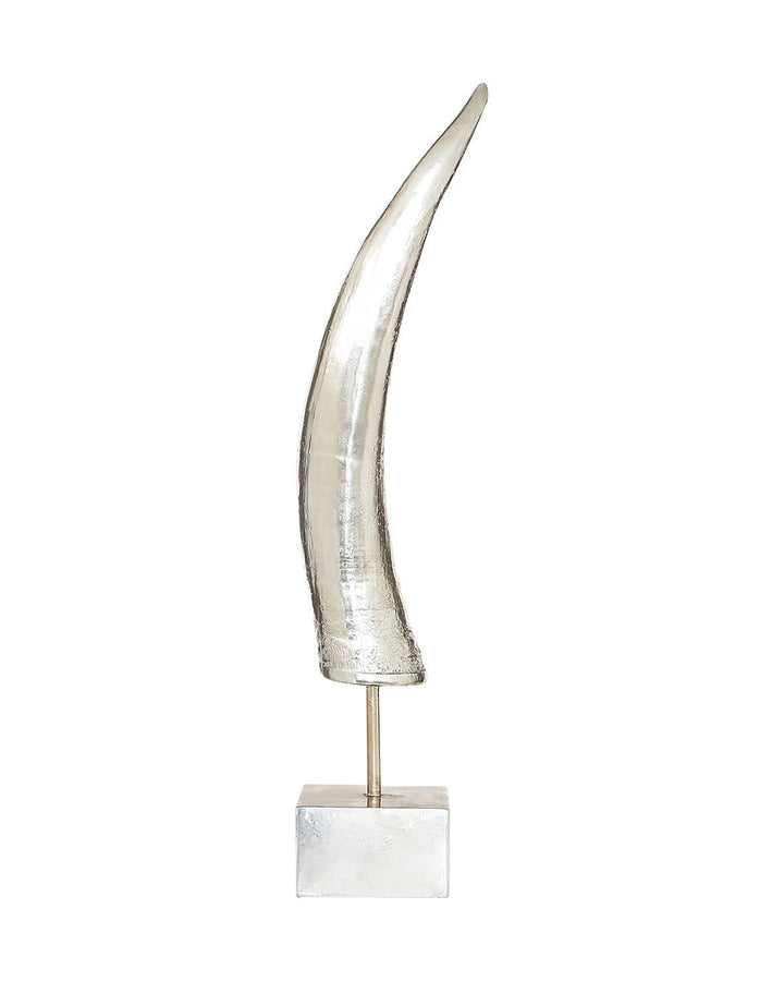 Busby Small Silver Horn Ornament - Ideal