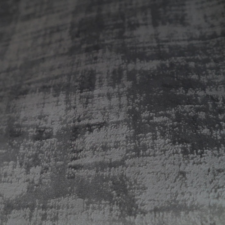 FABRIC SAMPLE - Azurite Charcoal Velour 144 -  - Ideal Textiles