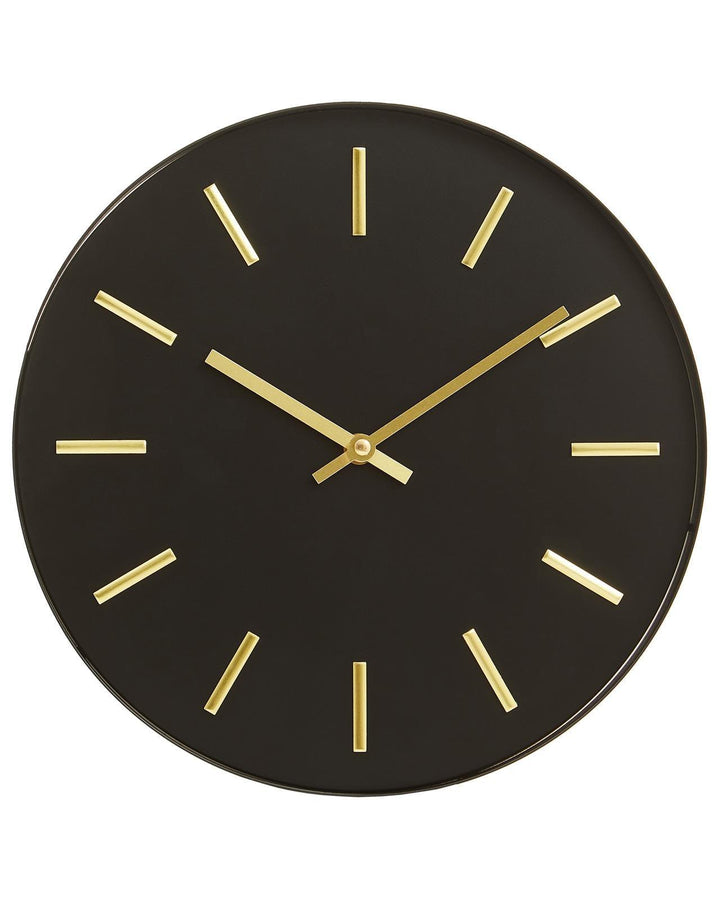 Mayfair Black & Gold Wall Clock - Ideal