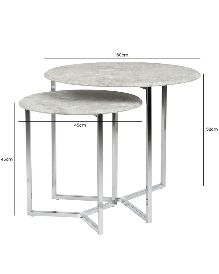 Pebble Nesting Side Tables - Ideal