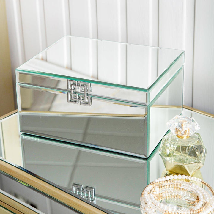 Large Mirrored Jewellery Box - Ideal