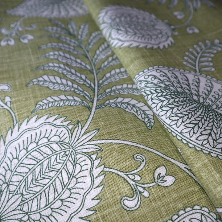 Senja Pistachio Made To Measure Curtains -  - Ideal Textiles